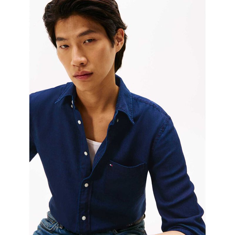 Tommy Hilfiger Indigo Flannel Shirt image number 2